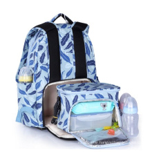 Wholesale Waterproof 3 in 1 Felt Baby Nappy Diaper  Pail Refill  Bag Backpack Canvas  Mummy Diaper Bag
